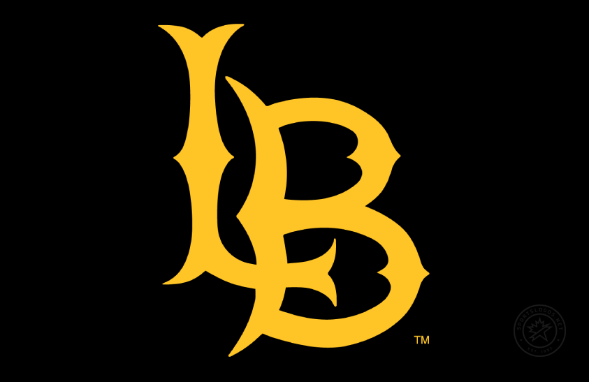 Long Beach State 49ers 2014-2018 Alt on Dark Logo v2 diy iron on heat transfer